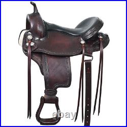 05HS 15 In Hilason WesternHorse Gaited Flex Trail American Leather Saddle