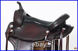 05HS 15 In Hilason WesternHorse Gaited Flex Trail American Leather Saddle