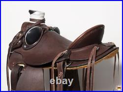 10BH 17 In Western Horse Wade Saddle American Leather Ranch Roping Dark Brown 10BH 17 In Western Horse Wade Saddle American Leather Ranch Roping Dark Brown