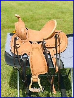 10 12 13 Western Kids Horse Ranch, Seat Saddle With Black Laces