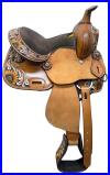 10_12_Pony_BROWN_seat_FLORAL_Trail_Barrel_Pleasure_Saddle_Youth_Option_of_HSBP_01_bhaq