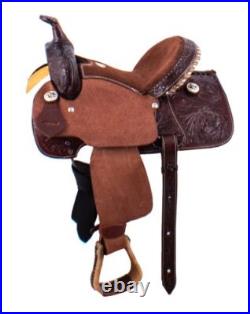 10 Buffalo Youth Barrel Style horse Saddle