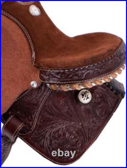 10 Buffalo Youth Barrel Style horse Saddle