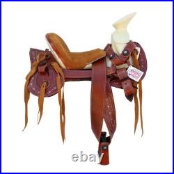 11.5 Chedron Pony Montura Charra Nino Kids Mexican Saddle