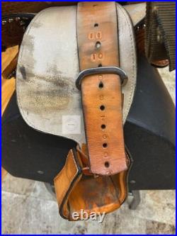 12.5- 13 Dale Chavez Show Saddle