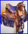 12_Pony_Mini_FLORAL_PURPLE_Trail_Barrel_Pleasure_Saddle_Youth_Option_of_HSBP_01_fu