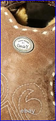 13.5 Circle Y Martha Josey Barrel Racing Saddle Leather YOAKUM, INC. Texas