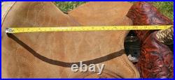 13.5 Santa Fe Leather Western Barrel Racing Horse Saddle