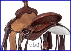 13 Childs Western Caldwell Rope Saddle Roughout and Tooled Leather