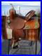 13_FQH_BARS_73_Circle_A_American_Saddlery_leather_western_Camo_Barrel_saddle_01_pudg