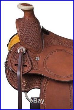13 Inch Youth Walhalla Wade Hard Seat Western Saddle Med Oil-Roughout Leather