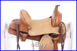 13 New Western Leather Youth Child Horse Pony Ranch Saddle Hard Seat