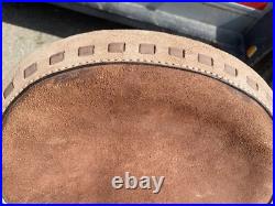 13 Royal King Boulder two-tone roughout youth Western barrel saddle