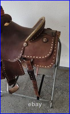 13 Silver Star Saddlery Ranch Roper Saddle (Stout, High Quality, Handmade)