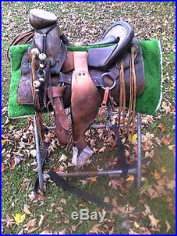 13 Vintage Charro Horse Youth Saddle