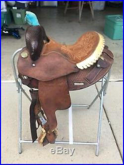 13in barrel saddle Circle Y