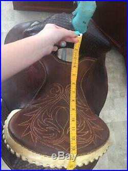 13in barrel saddle Circle Y