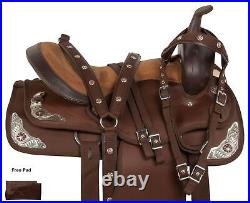 14 15 16 17 18 in Western Horse Trail Saddle Synthetic Pleasure Riding