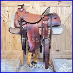 14.5 Langerud Custom Sante Fe Style Western Saddle