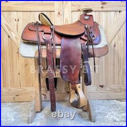 14.5 Langerud Custom Sante Fe Style Western Saddle