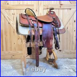 14.5 Langerud Custom Sante Fe Style Western Saddle