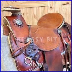 14.5 Langerud Custom Sante Fe Style Western Saddle