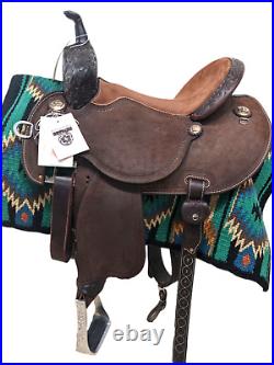 14.5 New Martin Saddlery FX3 Western Barrel Saddle 03743