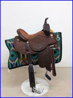 14.5 New Martin Saddlery FX3 Western Barrel Saddle 03743