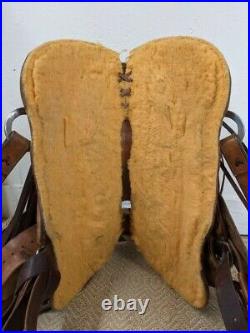 14.5 Used Todd Voborny Western A Fork Ranch Saddle 62-2184