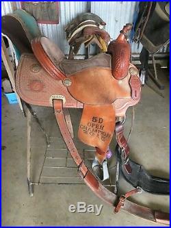 14.5 coats lazy l barrel saddle