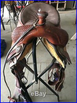 14.5 coats lazy l barrel saddle