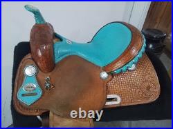 14 BILLY COOK barrel Saddle, Made In GREENVILLE, TX