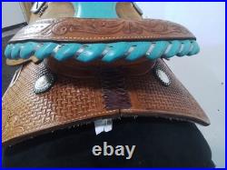 14 BILLY COOK barrel Saddle, Made In GREENVILLE, TX