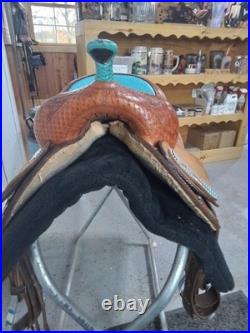 14 BILLY COOK barrel Saddle, Made In GREENVILLE, TX