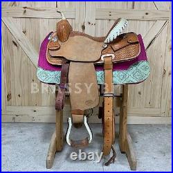 14 Billy Cook Half Breed Barrel Saddle FREE SHIPPING