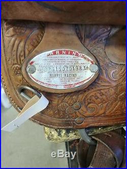 14 Circle Y Barrel Racing Saddle