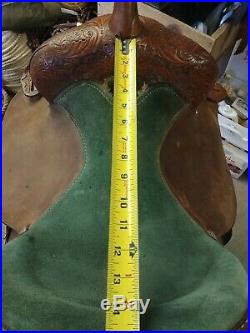 14 Circle Y Barrel Racing Saddle