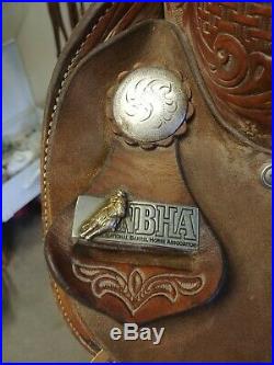 14 Circle Y Barrel Racing Saddle