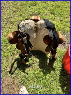 14' Hilison Treeless Barrel Saddle 14' Hilison Treeless Barrel Saddle