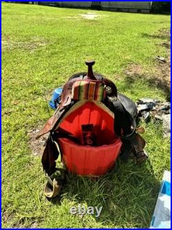 14' Hilison Treeless Barrel Saddle