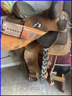 14 Marlene McRae Special EFFX 2015 NFR Qualifying Barrel Saddle