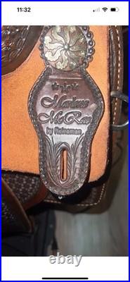 14 Marlene McRae Special EFFX 2015 NFR Qualifying Barrel Saddle