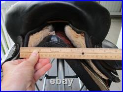 14'' QH Bar big horn #103 Black leather & cordura western Barrel/trail saddle