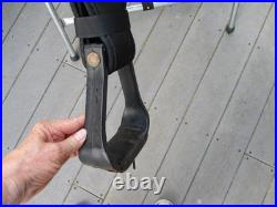 14'' QH Bar big horn #103 Black leather & cordura western Barrel/trail saddle