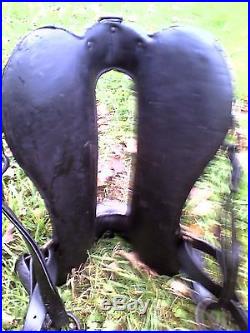 14 VINTAGE MILITARY HORSE ARMY SADDLE with bridle and pad