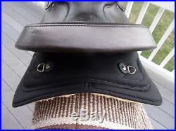 14'' black big horn #280 western Leather & cordura barrel trail saddle high back