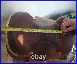 14 inch seat Courts Saddlery Barrel Saddle