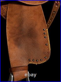 14in Cactus Dynamic Edge Fallon Taylor Autographed Barrel Saddle