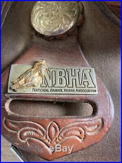14in NBHA by Circle Y Barrel Saddle