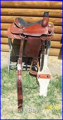 15 15.5 Corriente Anthony NM great used Western Roping Pleasure Trail Saddle